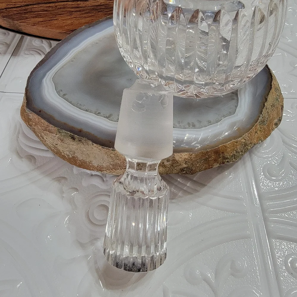 Waterford Crystal Vintage Perfume Bottle With Stopper - Picture 5 of 11